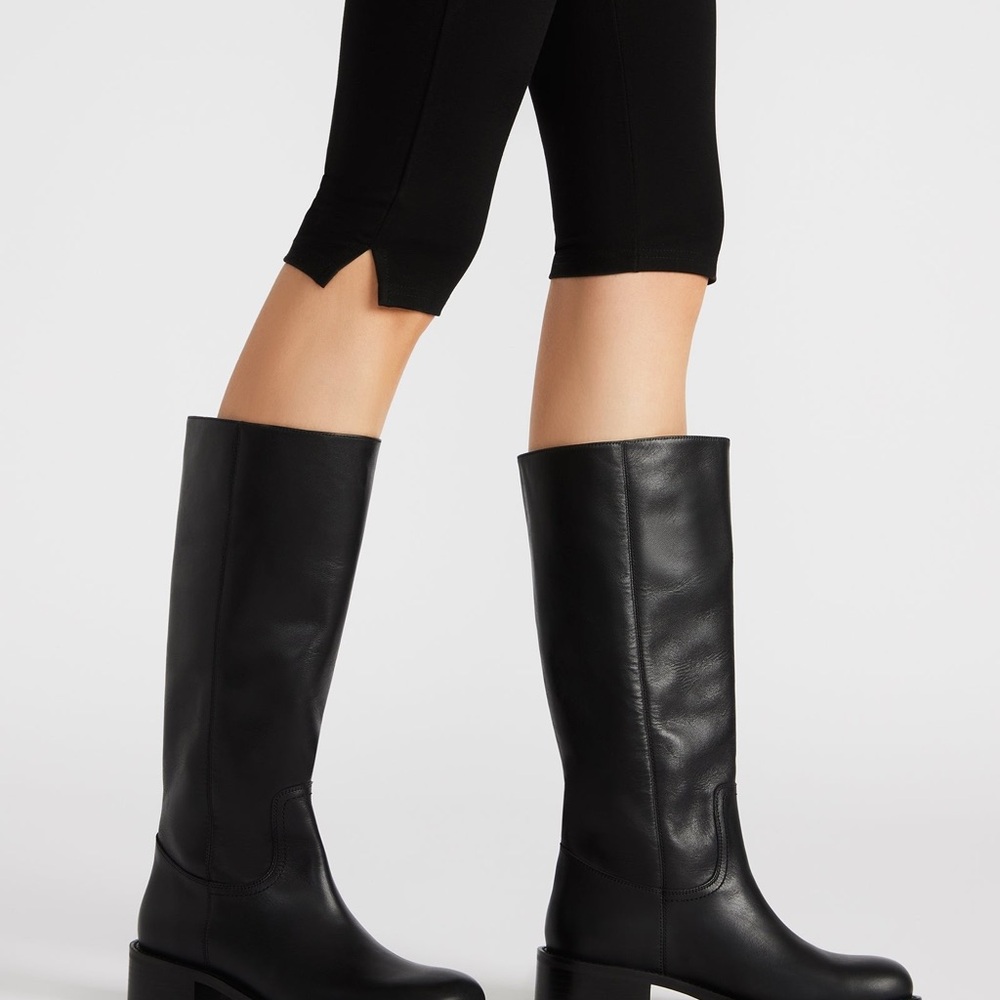 Steve Madden Riggs Black Boots Size 8 NIB